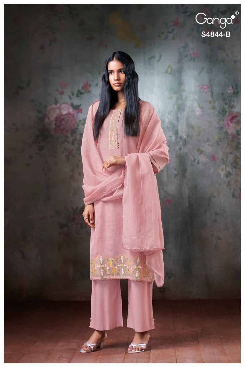 CAASKA 4844 Series By Ganga Fashion Beautiful Festive Suits Stylish Colorful Fancy Casual Wear & Ethnic Wear BEMBERG Print Dresses At Wholesale Price
